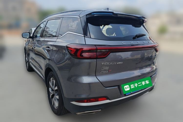 Used Chery Tiggo 7 PLUS 2021 Kunpeng Edition 1.6 TGDI DCT Prestige Model Rear Left 45 Deg