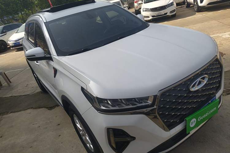 Used Chery Tiggo 7 PLUS 2021 1.5T CVT Luxury Model Front Right 45 Deg