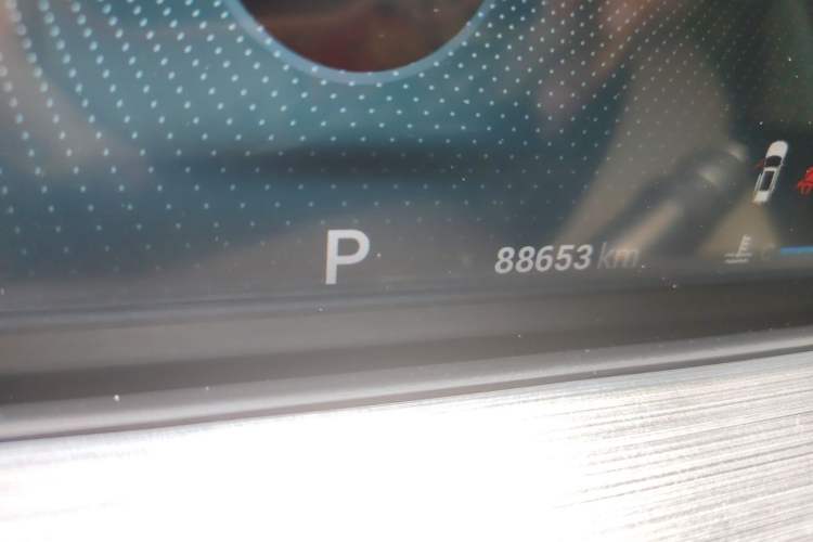 Used Chery Tiggo 7 PLUS 2021 1.5T CVT Luxury Model Odometer Close Up