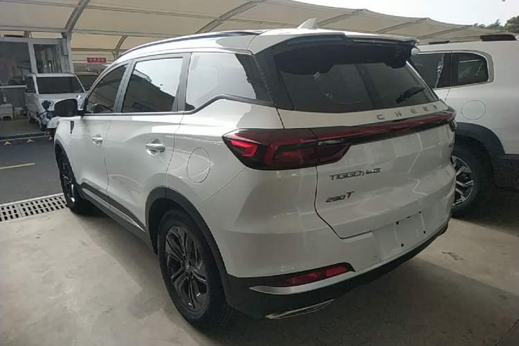 Used Chery Tiggo 7 PLUS 2021 Kunpeng Edition 1.6TGDI DCT Luxury Model Rear Left 45 Deg
