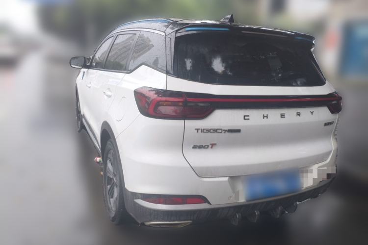 Used Chery Tiggo 7 PLUS 2021 Kunpeng Edition 1.6TGDI DCT Luxury Model Rear Left 45 Deg