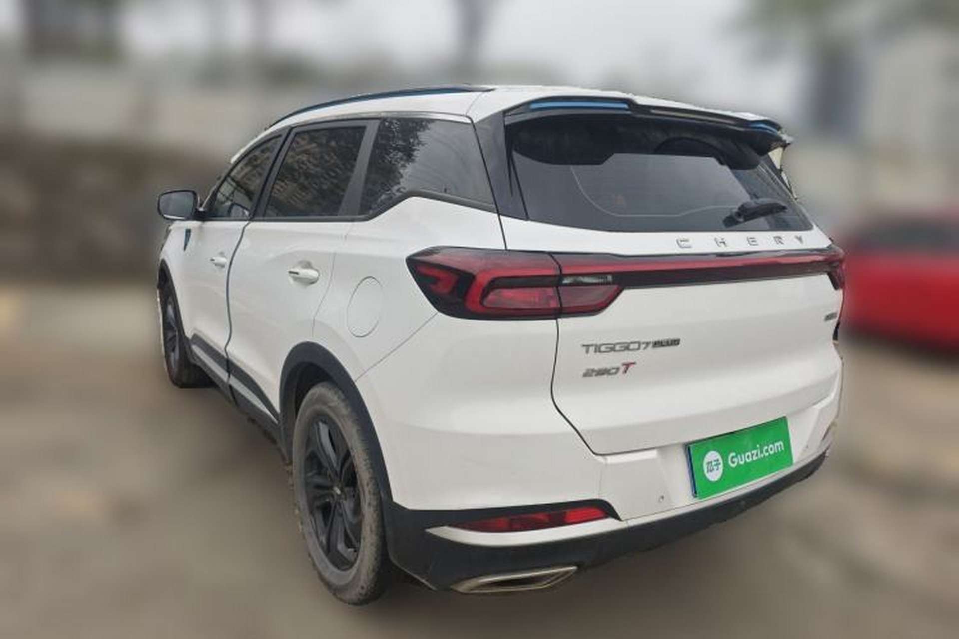 Used Chery Tiggo 7 PLUS 2021 Kunpeng Edition 1.6TGDI DCT Luxury Model Rear Left 45 Deg