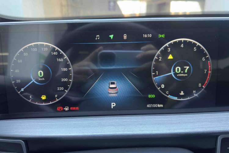 Used Chery Tiggo 7 PLUS 2022 1.5T CVT Noble Lady Yellow Limited Edition Premium Version Odometer Close Up