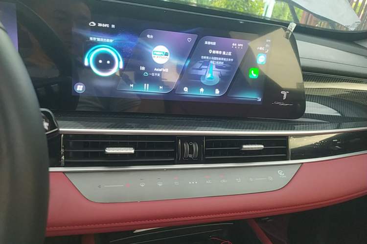 Used Chery Tiggo 7 PLUS 2023 Facelift 1.6 TGDI DCT Luxury Model Audio And AC Panel