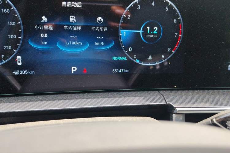 Used Chery Tiggo 7 PLUS 2023 Revised Version 1.6 TGDI DCT Prestige Edition Odometer Close Up