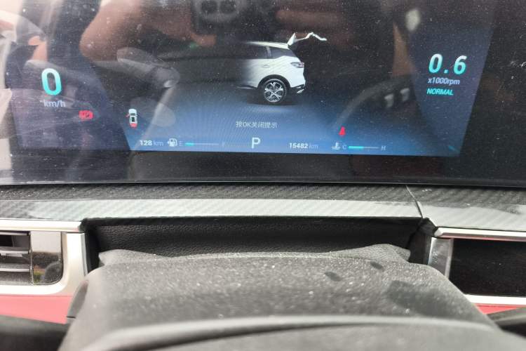 Used Chery Tiggo 7 PLUS 2023 Revised Version 1.6 TGDI DCT Prestige Edition Odometer Close Up