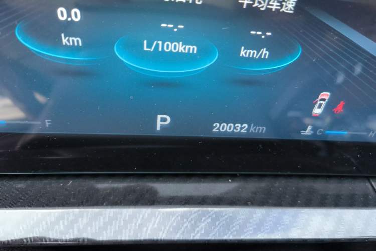 Used Chery Tiggo 7 PLUS 2023 Revised Version 1.6 TGDI DCT Prestige Edition Odometer Close Up