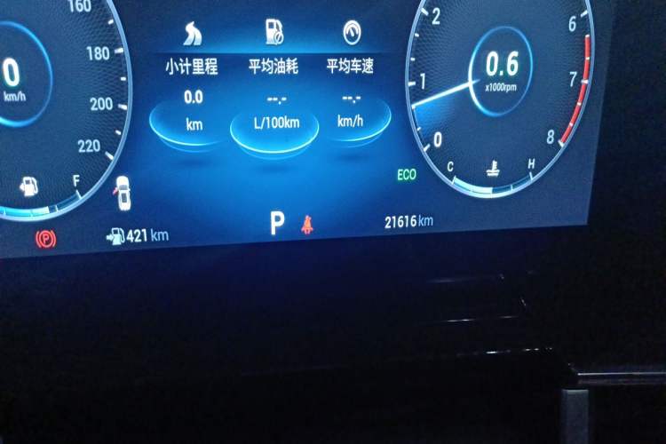 Used Chery Tiggo 7 PLUS 2023 Champion Edition 1.5 TCI CVT Luxury Model Odometer Close Up