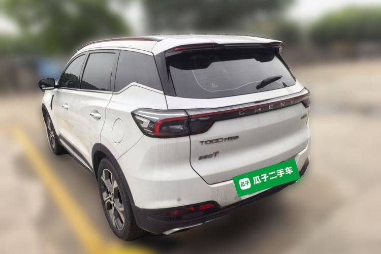 Used Chery Tiggo 7 PLUS 2023 Revised 1.6 TGDI DCT Flagship Edition Rear Left 45 Deg