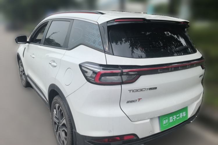 Used Chery Tiggo 7 PLUS 2023 Facelift 1.6 TGDI DCT Luxury Model Rear Left 45 Deg