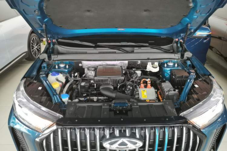 Used Chery Tiggo 7 PLUS New Energy 2023 Champion Edition 1.5T 100KM Speedy Version Engine Bay