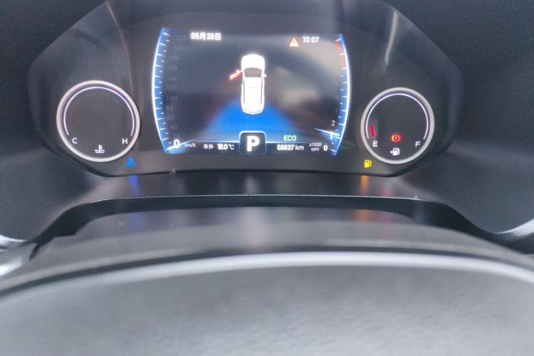 Used Chery Tiggo 8 2019 1.6 TGDI Automatic Elite Model Odometer Close Up