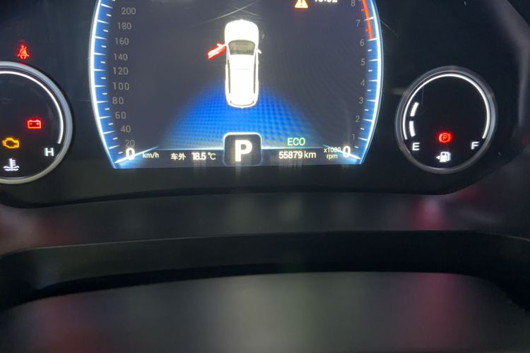 Used Chery Tiggo 8 2019 1.6 TGDI Automatic Luxury Model Odometer Close Up
