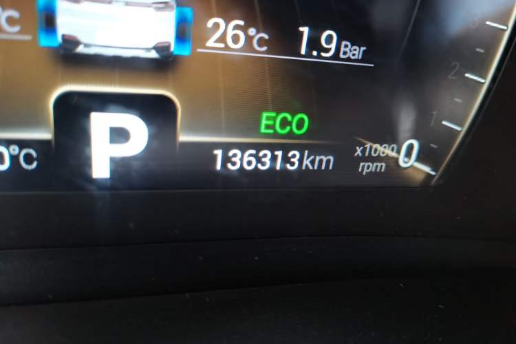 Used Chery Tiggo 8 2018 1.5 TCI Automatic Prestige 7-Seater Odometer Close Up