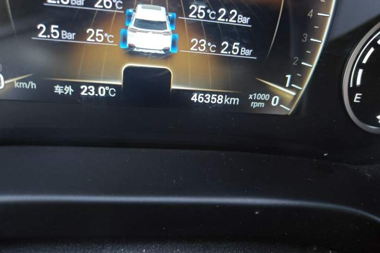 Used Chery Tiggo 8 2018 1.5 TCI Manual Prestige 7-Seater Odometer Close Up