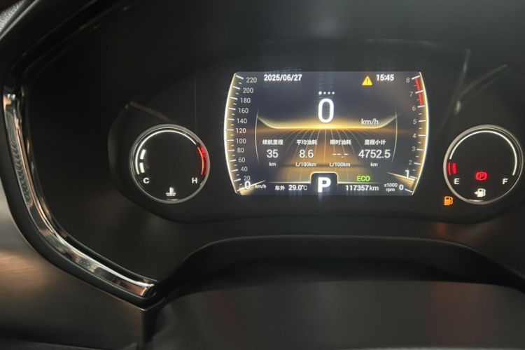 Used Chery Tiggo 8 2018 1.5 TCI Automatic Prestige 5-Seater Odometer Close Up