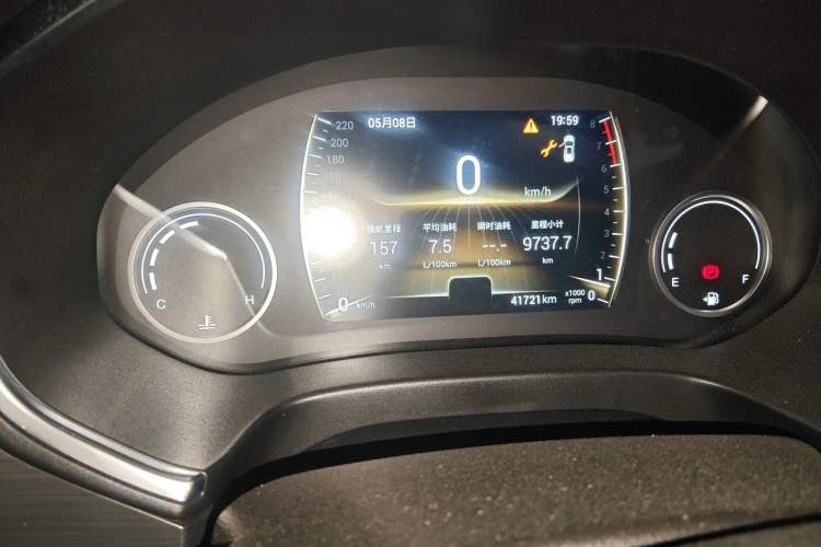 Used Chery Tiggo 8 2018 1.5 TCI Manual Luxury 7-Seater Odometer Close Up