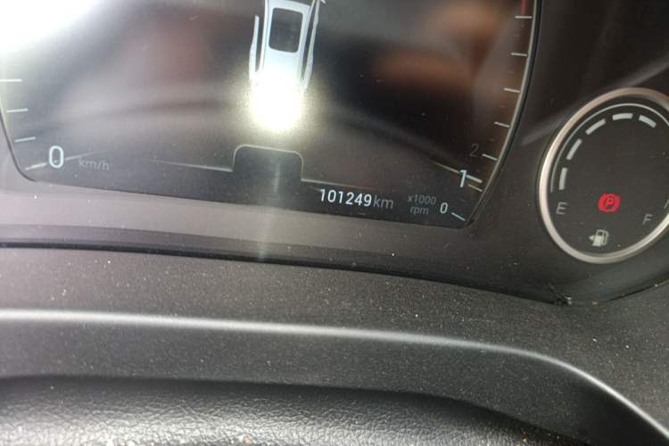 Used Chery Tiggo 8 2018 1.5 TCI Manual Luxury 7-Seater Odometer Close Up