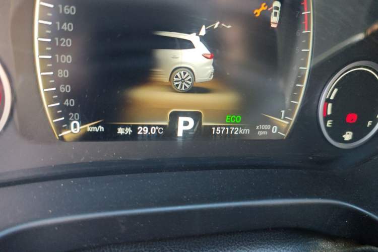 Used Chery Tiggo 8 2018 1.5 TCI Automatic Flagship Model 5-Seater Odometer Close Up