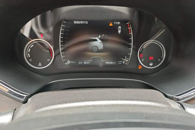 Used Chery Tiggo 8 2018 1.5 TCI Manual Prestige 7-Seater Odometer Close Up
