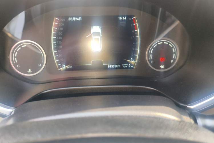 Used Chery Tiggo 8 2018 1.5 TCI Manual Luxury 5-Seater Odometer Close Up