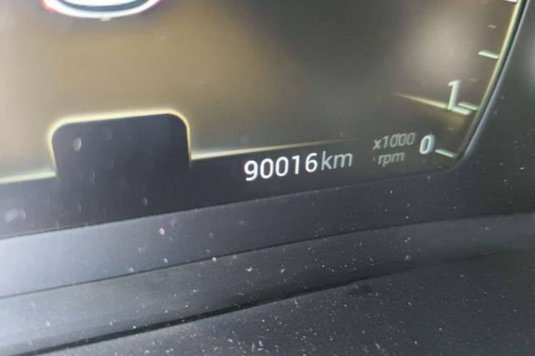Used Chery Tiggo 8 2018 1.5 TCI Manual Luxury 5-Seater Odometer Close Up