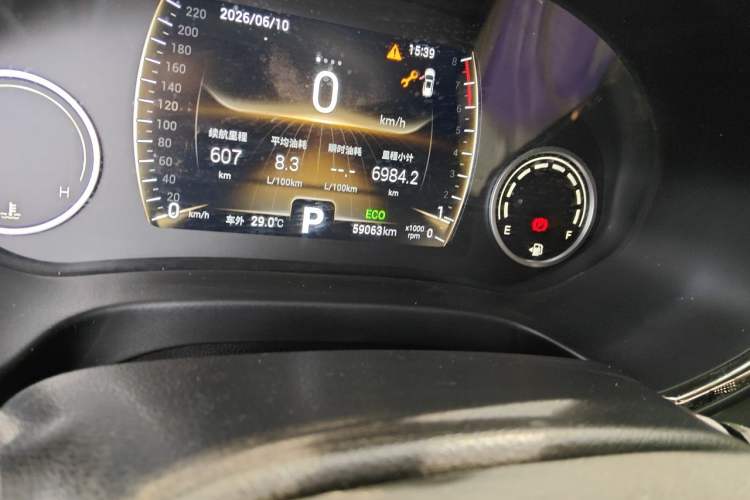 Used Chery Tiggo 8 2018 1.5 TCI Automatic Prestige 5-Seater Odometer Close Up