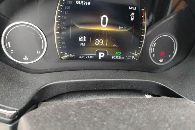 Used Chery Tiggo 8 2018 1.5 TCI Automatic Prestige 7-Seater Odometer Close Up