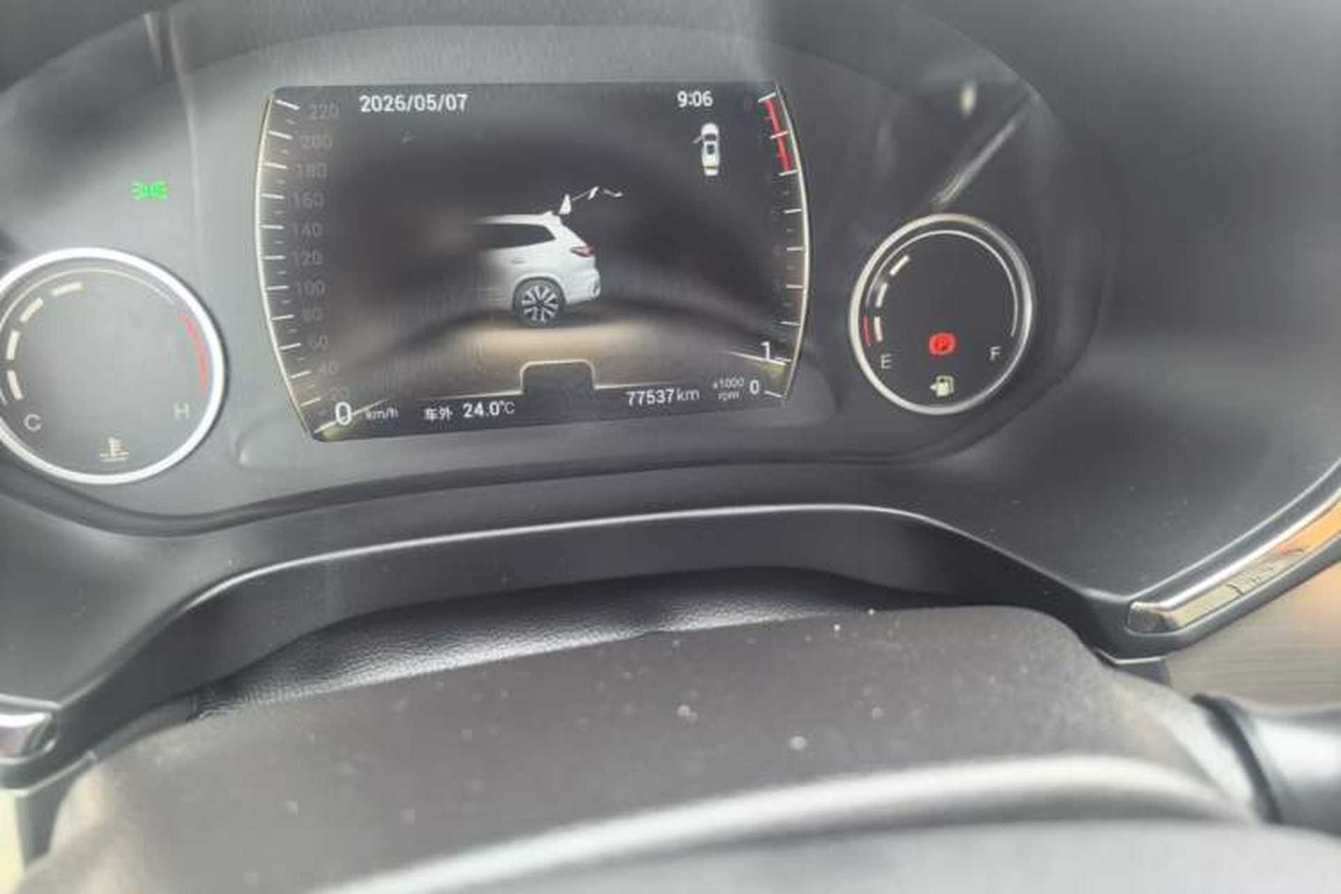 Used Chery Tiggo 8 2018 1.5 TCI Manual Luxury 5-Seater Odometer Close Up