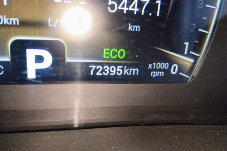 Used Chery Tiggo 8 2018 1.5 TCI Automatic Luxury 7-Seater Odometer Close Up