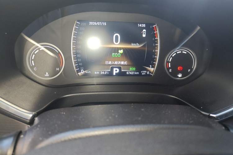 Used Chery Tiggo 8 2018 1.5 TCI Automatic Luxury 7-Seater Odometer Close Up