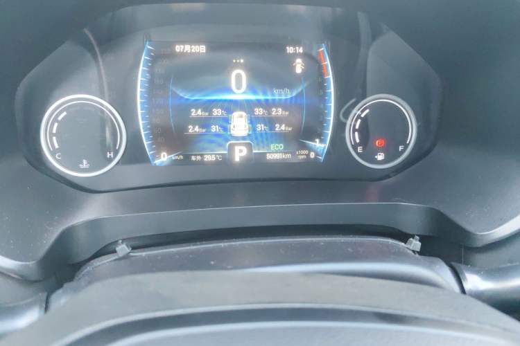Used Chery Tiggo 8 2019 1.5 TCI Automatic Elite Model Odometer Close Up