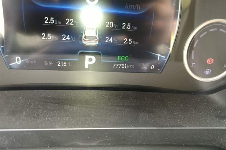 Used Chery Tiggo 8 2019 1.6 TGDI Automatic Luxury Model Odometer Close Up
