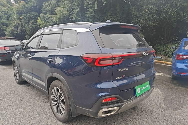 Used Chery Tiggo 8 2019 1.6 TGDI Automatic Elite Model Rear Left 45 Deg
