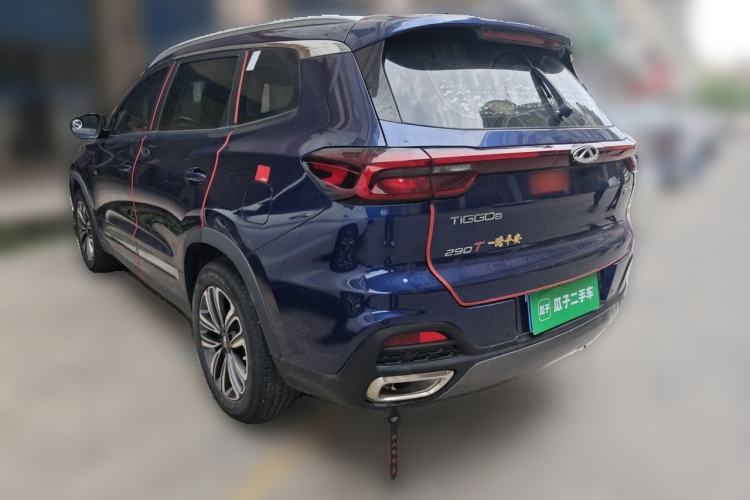 Used Chery Tiggo 8 2019 1.6 TGDI Automatic Elite Model Rear Left 45 Deg