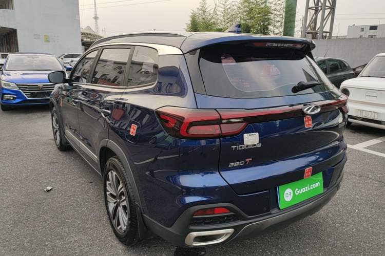 Used Chery Tiggo 8 2019 1.6 TGDI Automatic Elite Model Rear Left 45 Deg