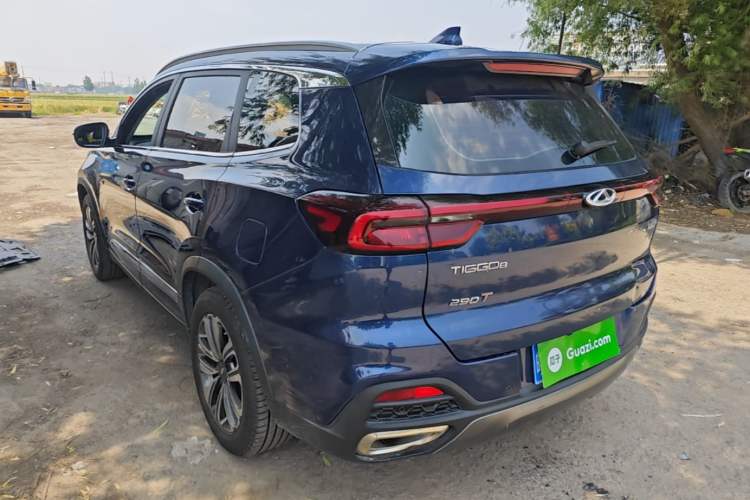 Used Chery Tiggo 8 2019 1.6 TGDI Automatic Luxury Model Rear Left 45 Deg