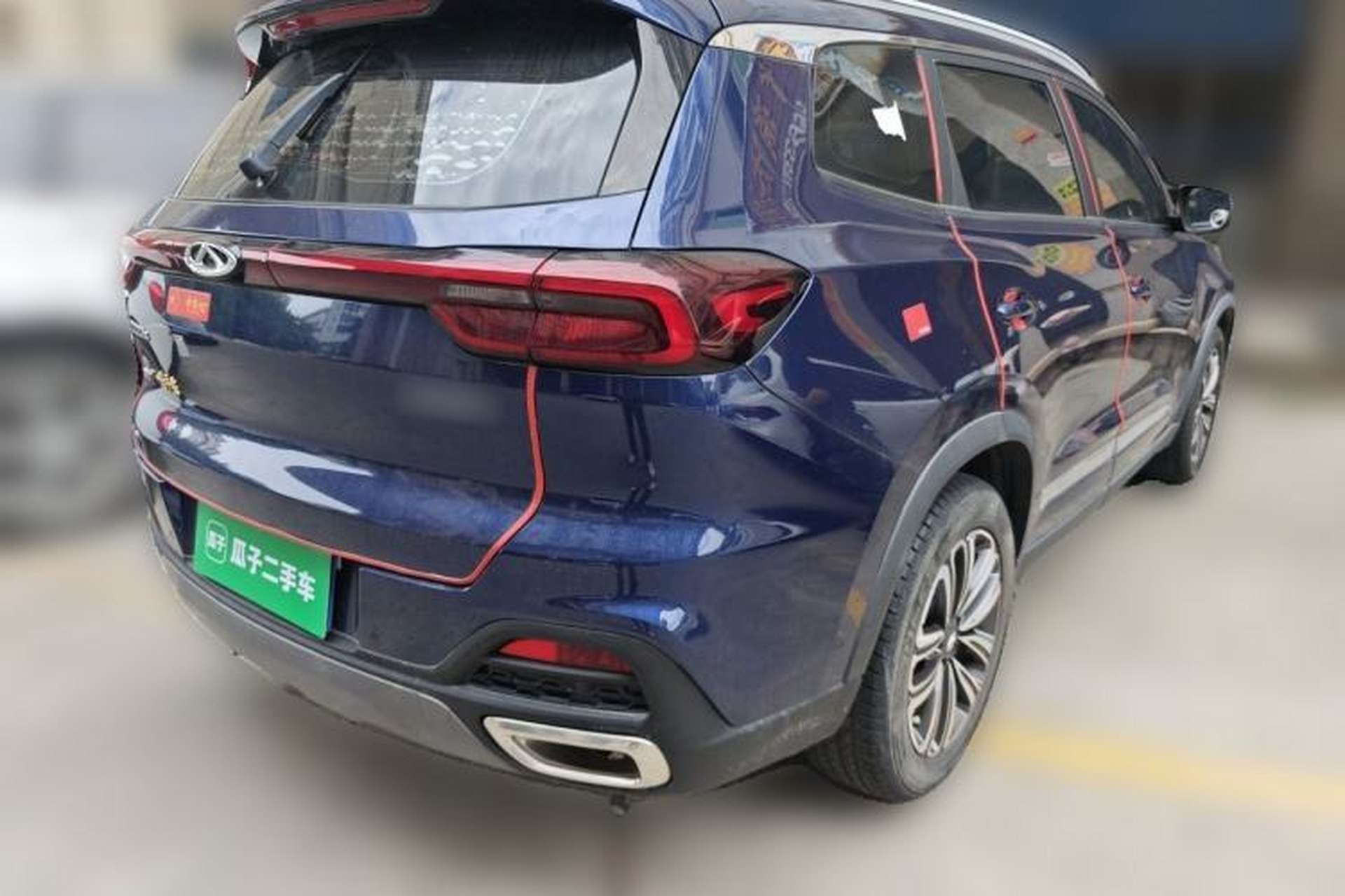 Used Chery Tiggo 8 2019 1.6 TGDI Automatic Elite Model Rear Right 45 Deg