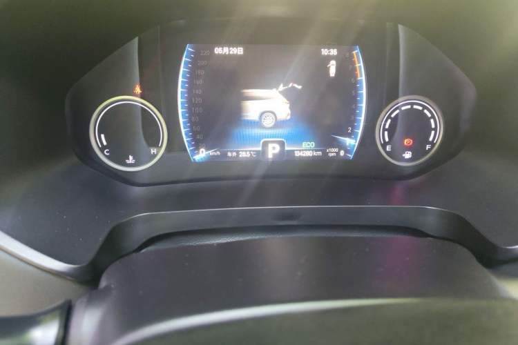 Used Chery Tiggo 8 2019 1.6 TGDI Automatic Elite Model Odometer Close Up