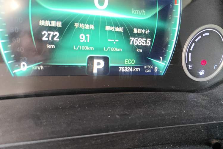 Used Chery Tiggo 8 2019 1.6 TGDI Automatic Fashion Edition Odometer Close Up