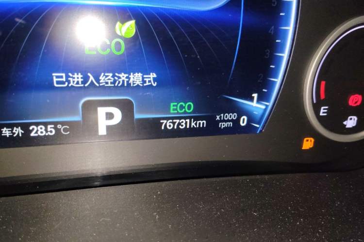 Used Chery Tiggo 8 2019 1.6 TGDI Automatic Luxury Model Odometer Close Up