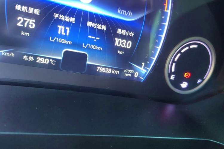 Used Chery Tiggo 8 2019 1.5 TCI Manual Elite Model Odometer Close Up