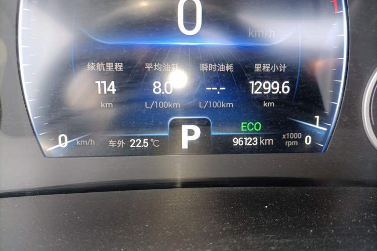 Used Chery Tiggo 8 2019 1.6 TGDI Automatic Luxury Model Odometer Close Up