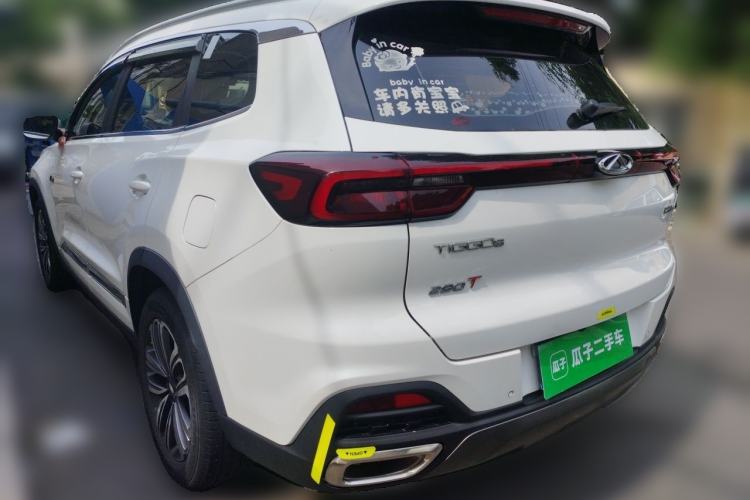 Used Chery Tiggo 8 2019 1.6 TGDI Automatic Luxury Model Rear Left 45 Deg