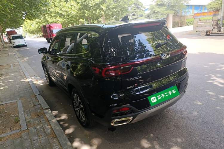 Used Chery Tiggo 8 2020 Revised Version 290TGDI Automatic Luxury Edition Rear Left 45 Deg