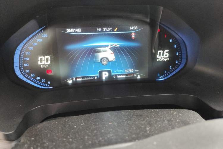 Used Chery Tiggo 8 2020 Revised Version 290TGDI Automatic Luxury Edition Odometer Close Up
