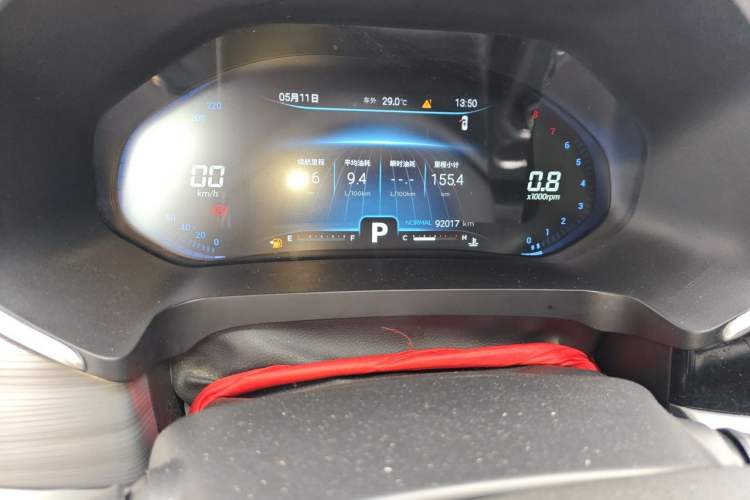Used Chery Tiggo 8 2020 Revised Version 290TGDI Automatic Luxury Edition Odometer Close Up