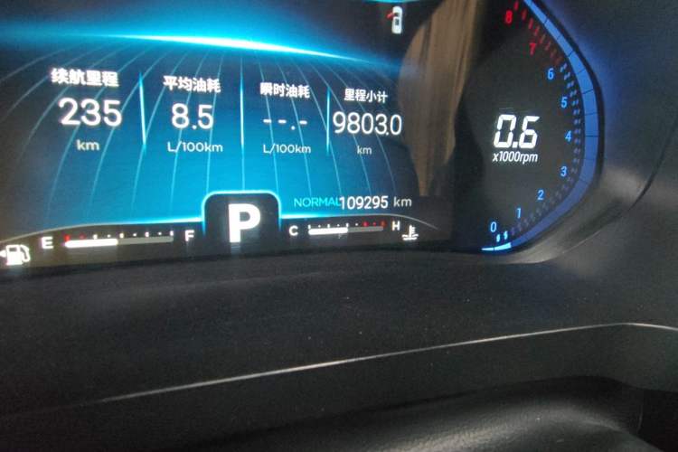 Used Chery Tiggo 8 2020 Facelifted Version 290TGDI Automatic Elite Edition Odometer Close Up
