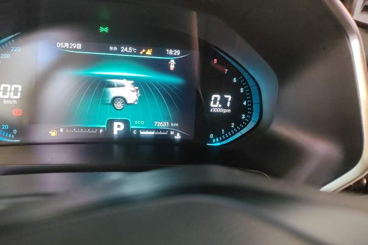 Used Chery Tiggo 8 2020 290TGDI Automatic Luxury Edition Odometer Close Up