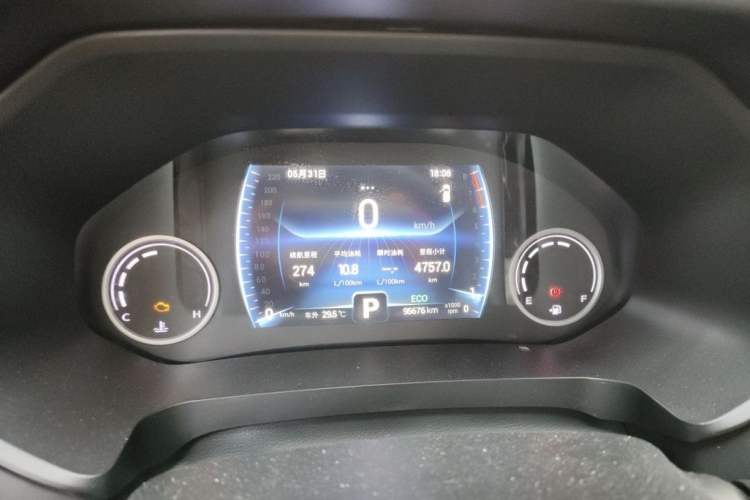 Used Chery Tiggo 8 2020 230TCI Automatic Elite Edition Odometer Close Up